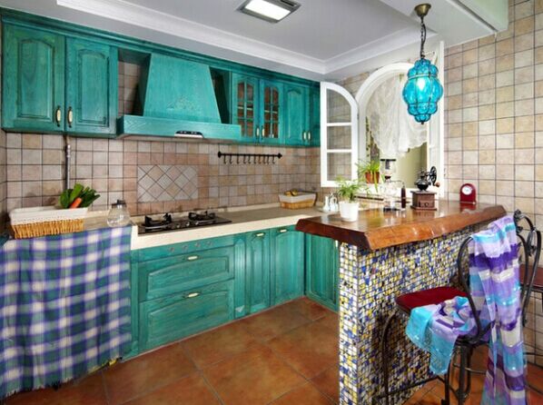 家装效果图－地中海厨房装修设计图片.jpg