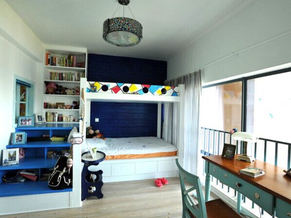 家装效果图－地中海儿童房装修设计图片.jpg