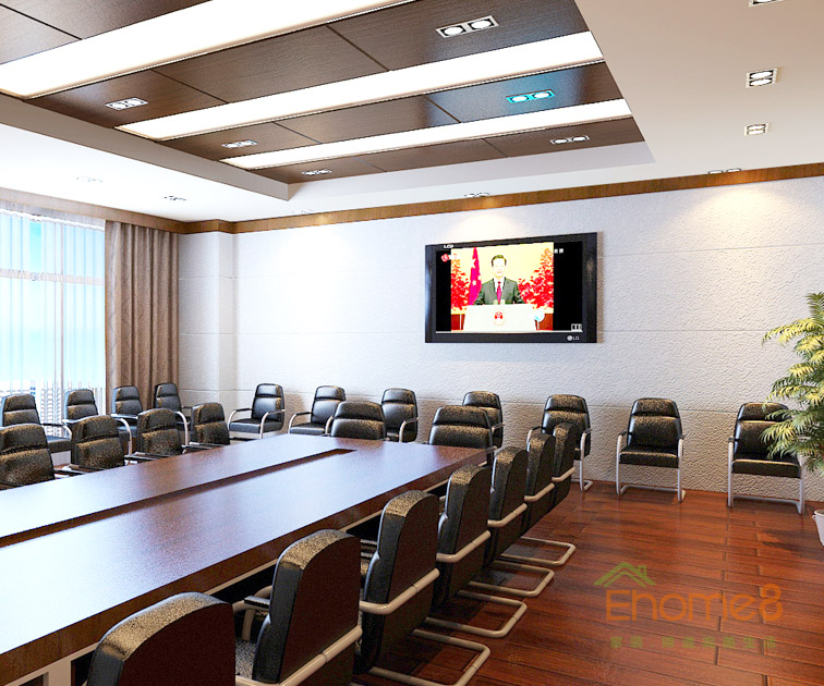 欧式气派办公会议室装修效果图12.jpg